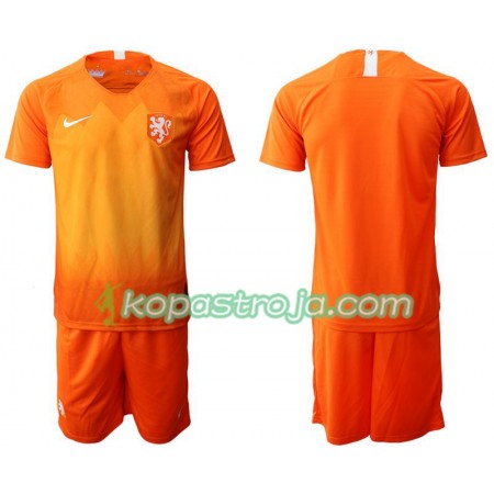 Billiga Fotbollströjor Nederländerna Barn Hemma tröja 2019 Kortärmad